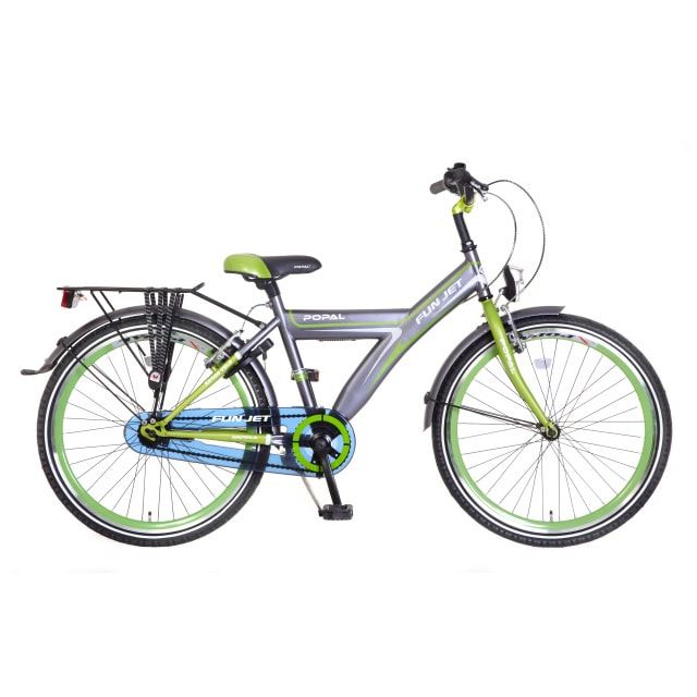 Popal Jongensfiets Funjet Groen Grijs 24 inch